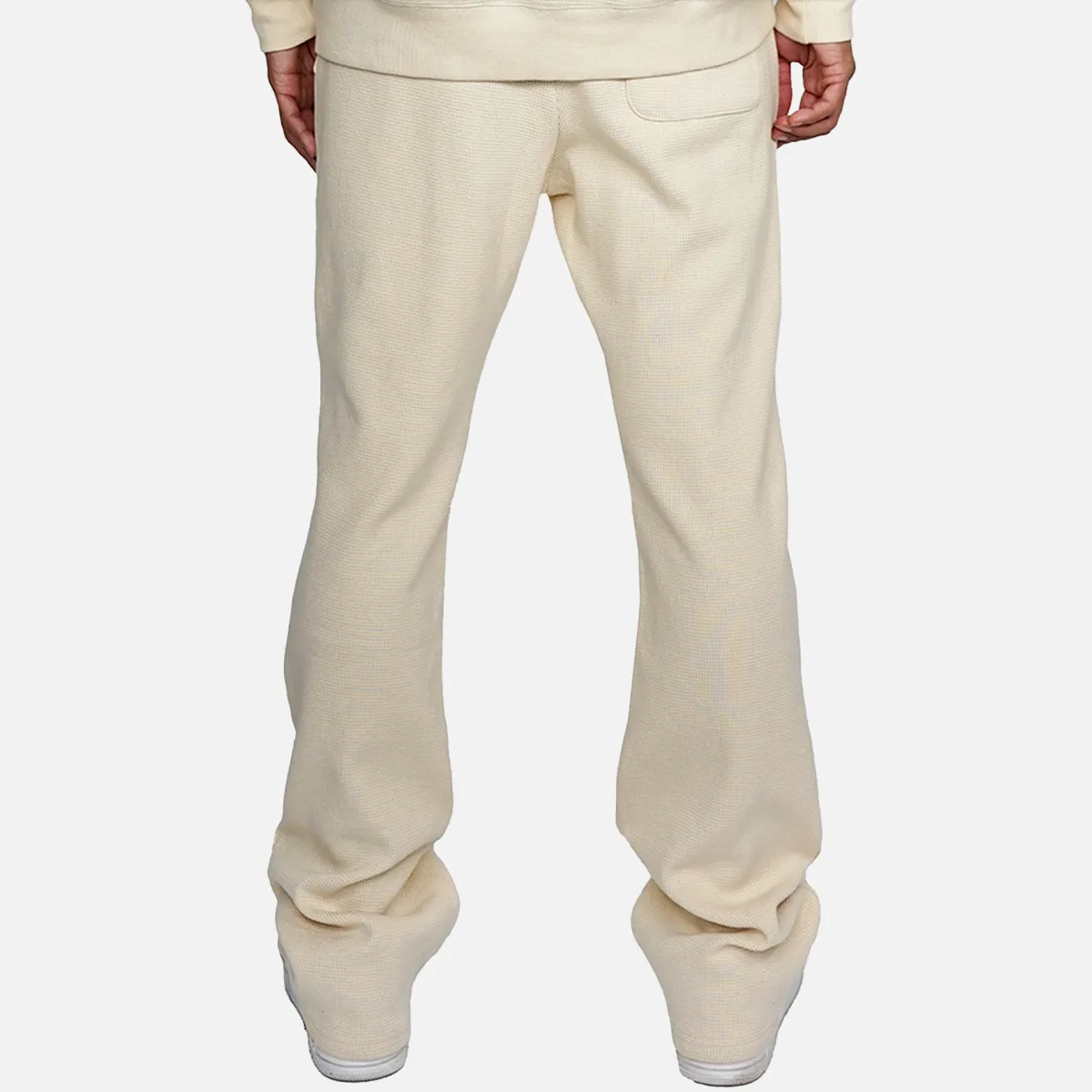 Thermal Flare Pants Cream