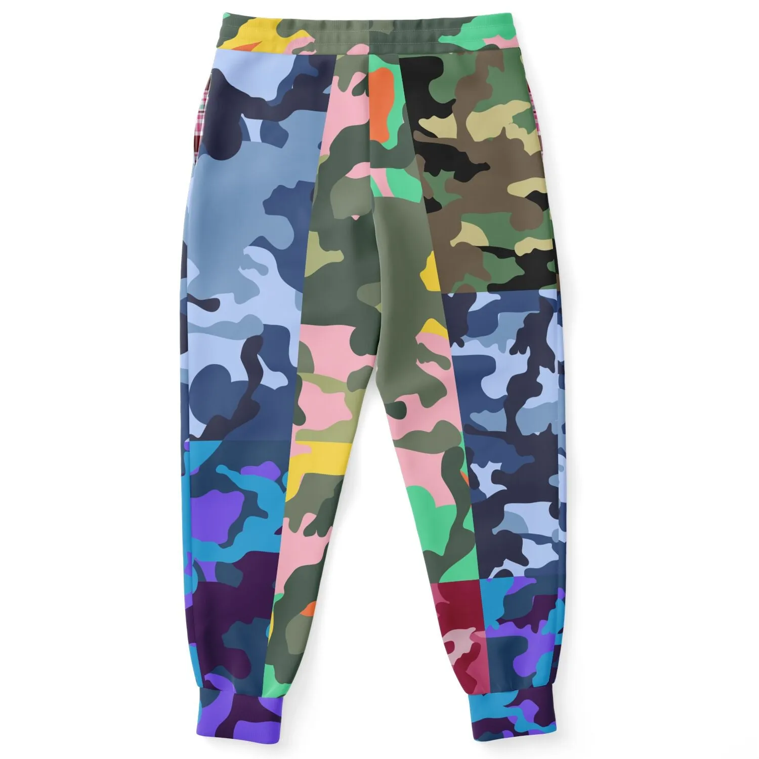 THS Snake Bite Patchwork Camo Fleece Joggers