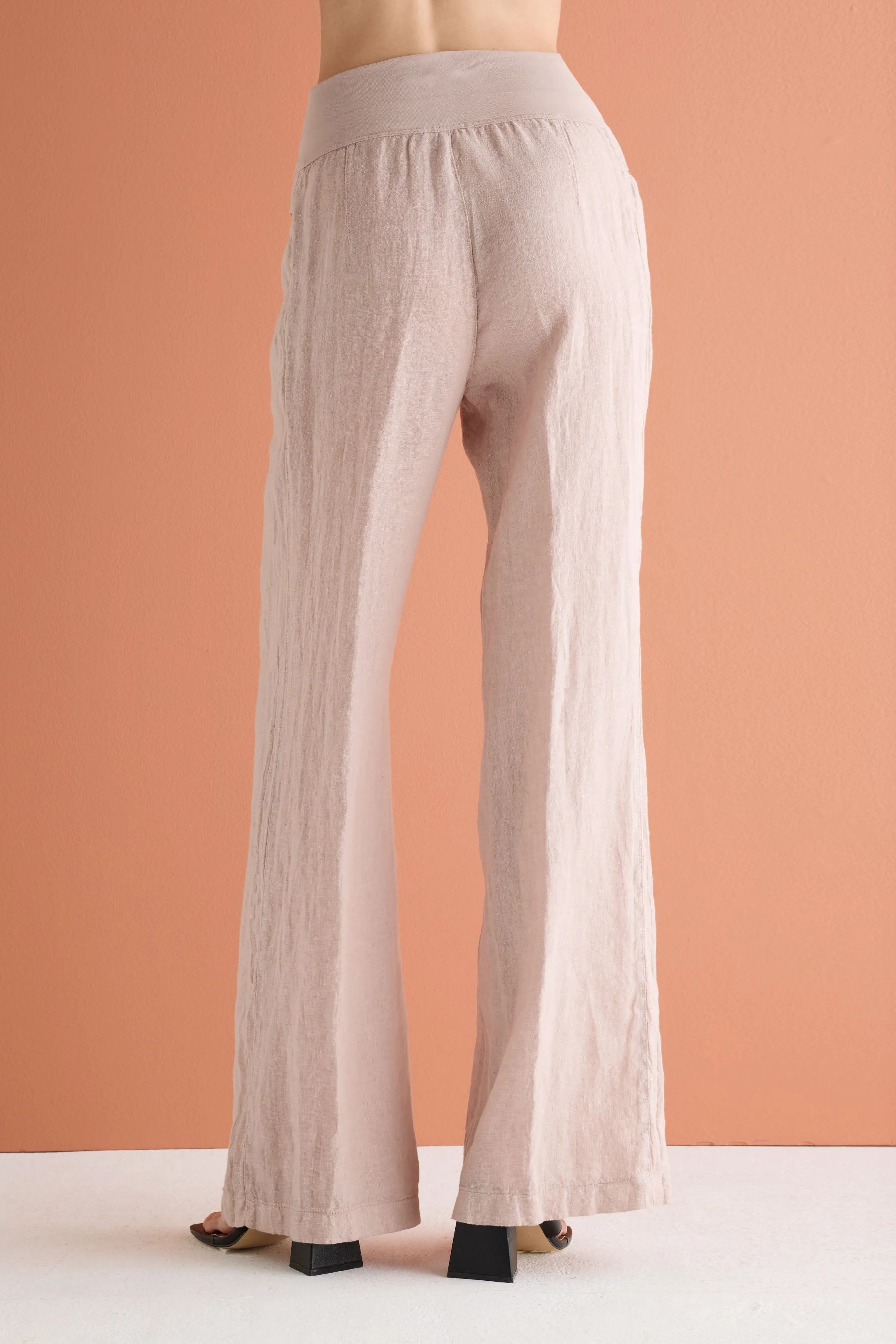 Wide-Leg Trousers Garment Dyed 0680 7023